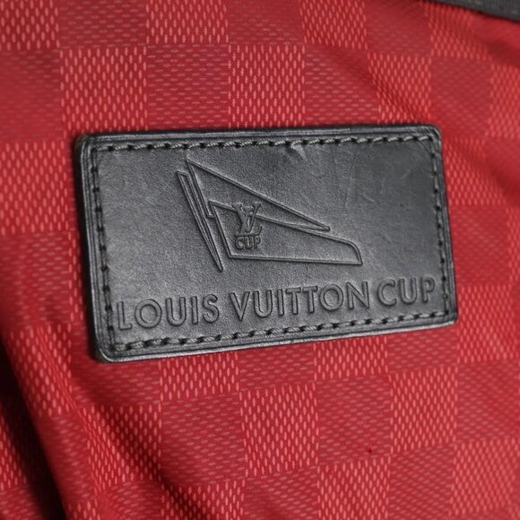 LOUIS VUITTON Damier Aventure Plat Ktical Boston Bag Red N23208 LV Auth 132525V - Picture 12 of 16